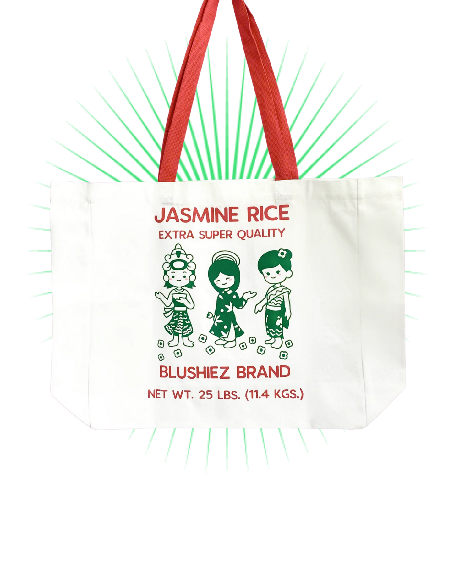 Jasmine Rice Canvas Bag