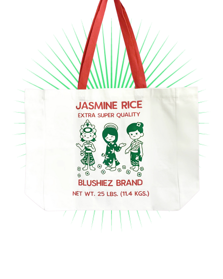 Jasmine Rice Canvas Bag