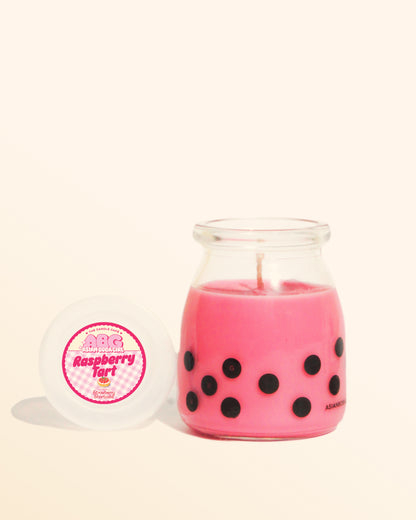 Raspberry Tart Candle