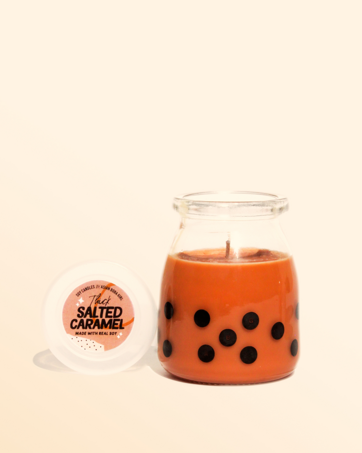 Salted Caramel Boba Candle