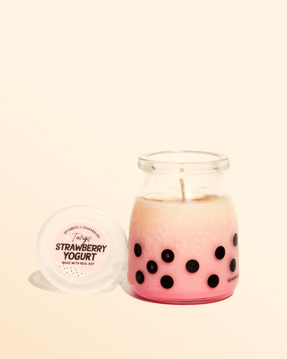 Strawberry Yogurt Candle