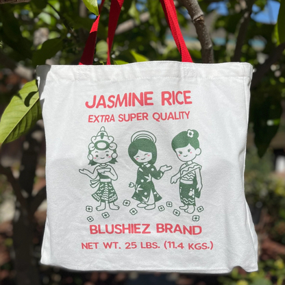 Jasmine Rice Canvas Bag