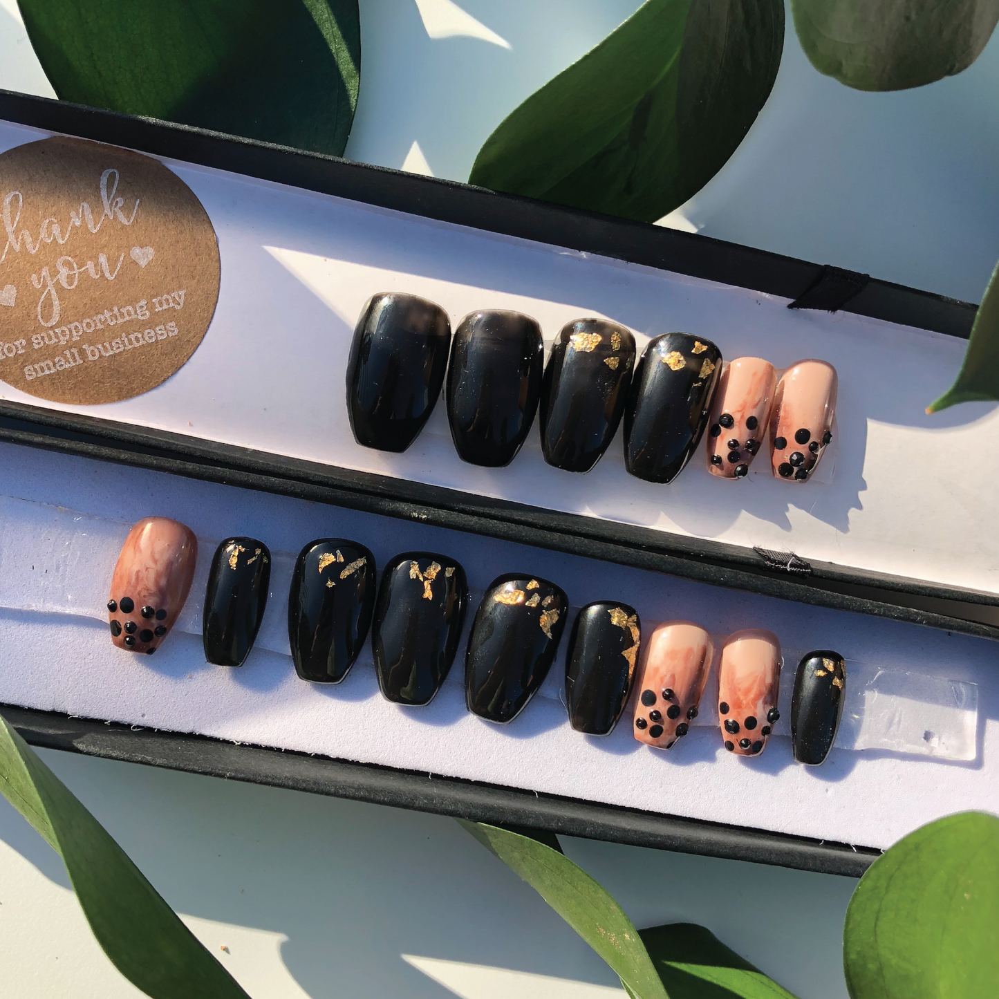 Brown Sugar Boba Nail Set