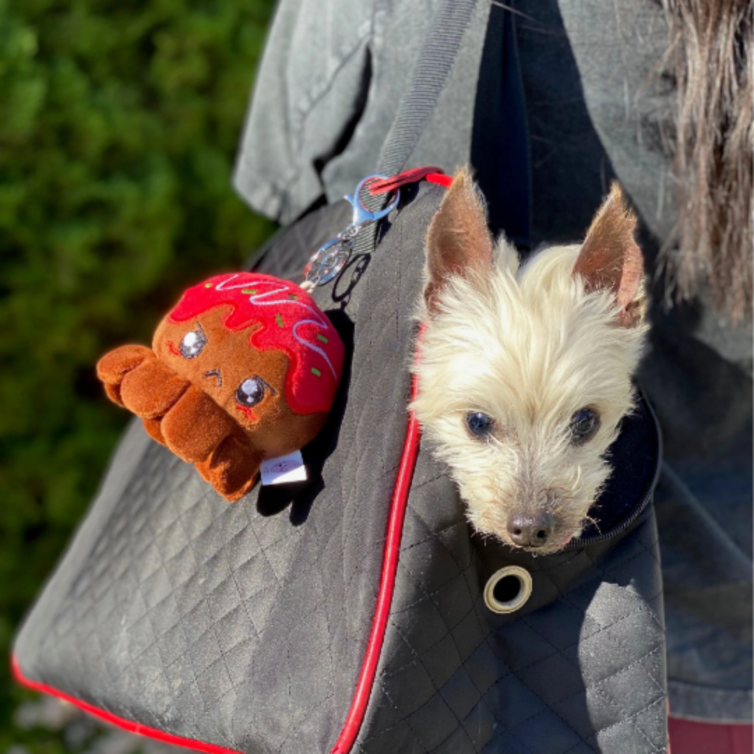 Takoyaki Plush Keychain